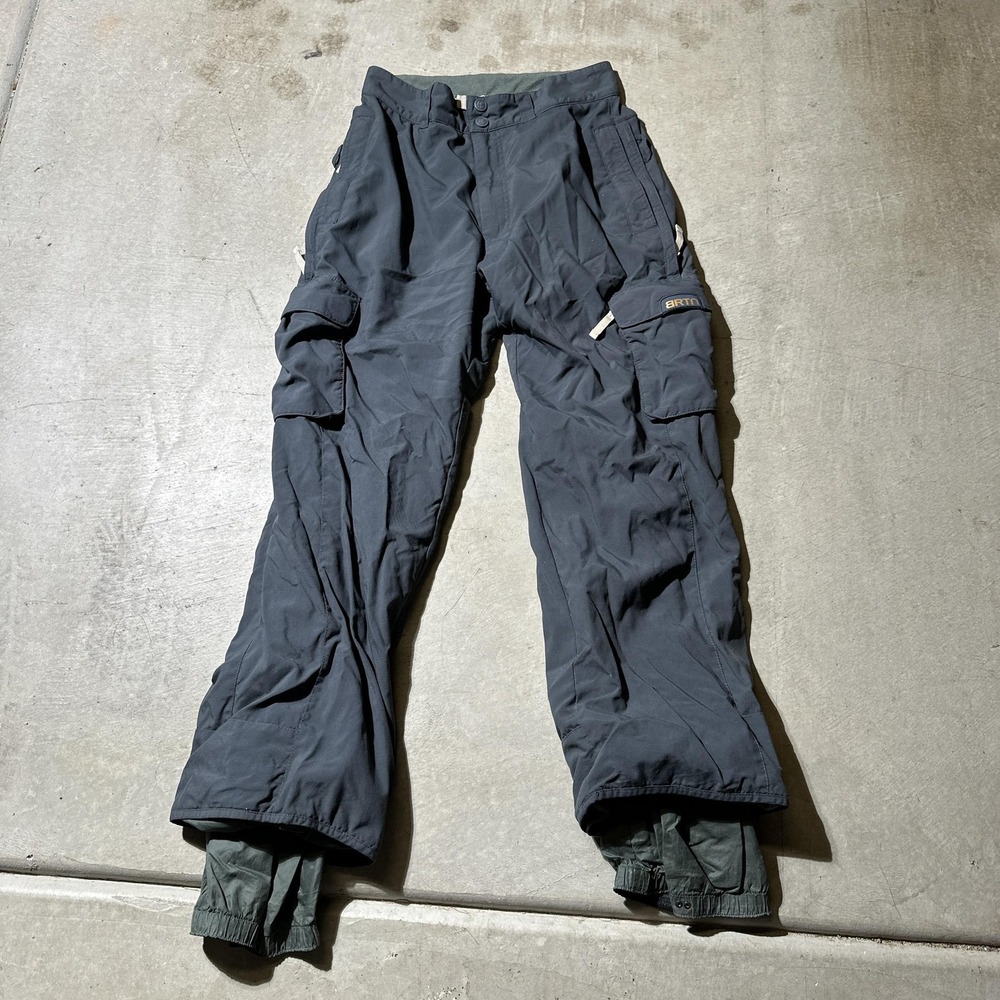 Burton Snow Pants Womens Small Gray Biolite Cargo Insulated Ski Snowboard Winter